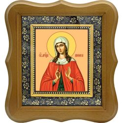 Анфиса Римская Святая мученица. Икона на холсте.