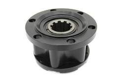 Муфты включения переднего моста УАЗ (хабы колесные) серия TROPHY Z с подшипником (черные, 2 шт)