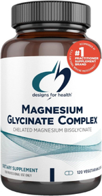 Designs For Health - MGC120 - Magnesium Glycinate Complex - 120 capsules