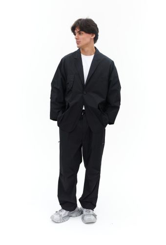 Черный мужской костюм AUDAU