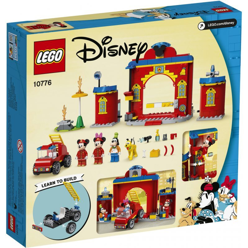 LEGO Mickey and Friends - Микки Маус и друзья Пожарная часть и пожарная машина 10776