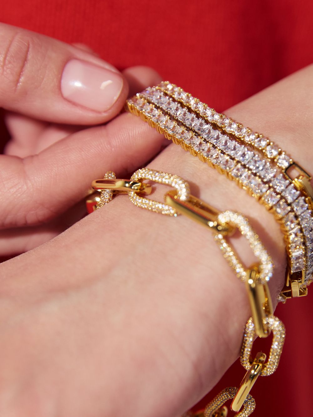 TENNIS SQUARE BRACELET 03