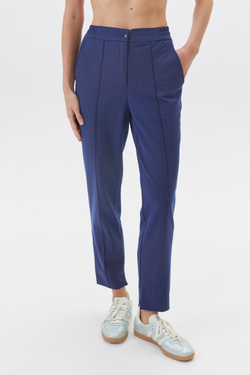 Брюки зауженные медицинские женские Сьют, нэви грис