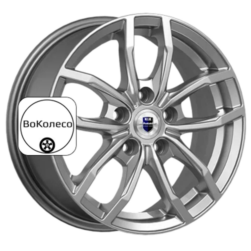 6,5x15/5x108 ET50 D63,35 Фрост (КС1048) Дарк платинум K&K