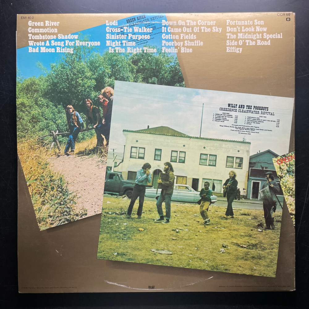 Creedence Clearwater Revival ‎– 1969 2LP (Скандинавия 1978г.)