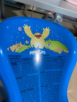 Горка для купания "Монстры" голубой