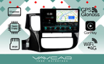 Магнитола для Mitsubishi Outlander 3 2012-2022 (левый руль) - Vaycar VA47-1006-2K на Android 13, 8-ядер, 2K QLED, ТОП процессор, CarPlay, 4G SIM-слот