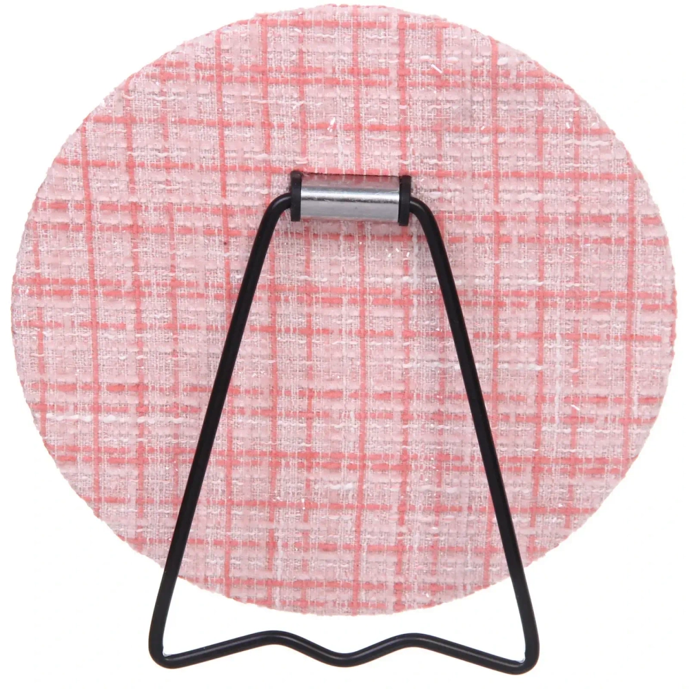 Зеркало настольное «ФРАТЕЛЛИ», пудровый цвет, 15*15см (коробка)