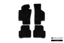 Коврики в салон для VOLKSWAGEN Passat (B6) АКПП 2005-2010, седан, 4 шт. (текстиль) KLEVER01510601200K