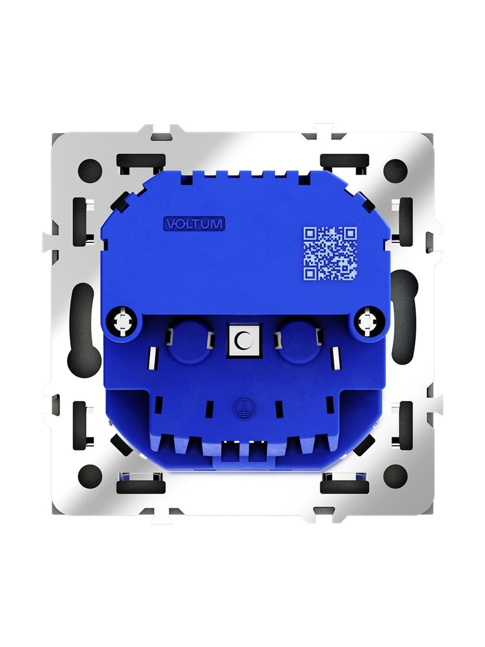 Розетка 1-м СП S70 16А с USB A+С с заземл. защ. шторки механизм графит Voltum VLS040507