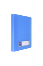 Папка 60 ф пл. 0,7 мм А-4 CRYSTAL голубой CR60blue