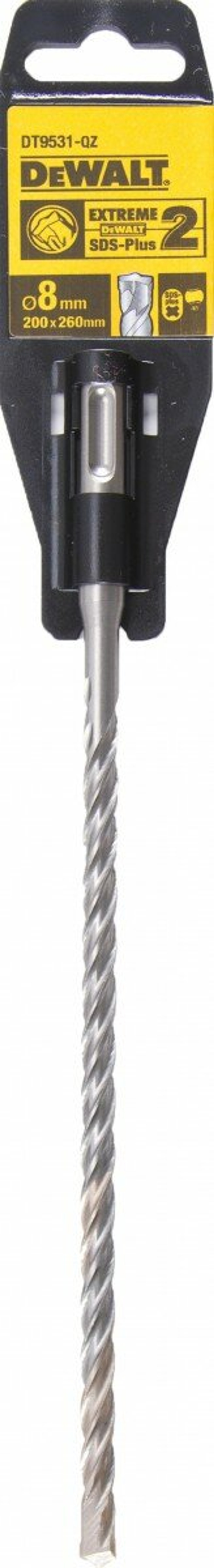 Бур для перфоратора DeWALT по бетону (8х200/260 мм; SDS-plus)