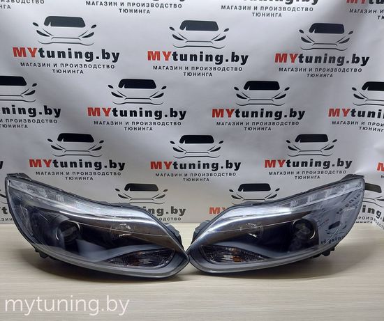 Фары передние FORD FOCUS MK3 11- 10.14 LED BLACK