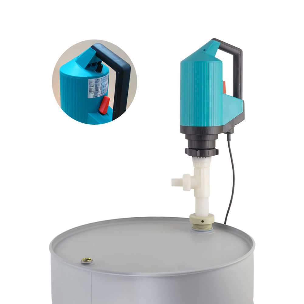 Бочковой насос Gruen с регулировкой производительности и насосной трубой из PVDF