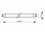 Лампа бактерицидная Osram HNS G8 T5 8W G5 L288mm специальная безозоновая 4008321378385
