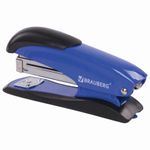 Степлер №24/6, 26/6 металлический BRAUBERG "Office Expert", до 25 листов, синий, 228594