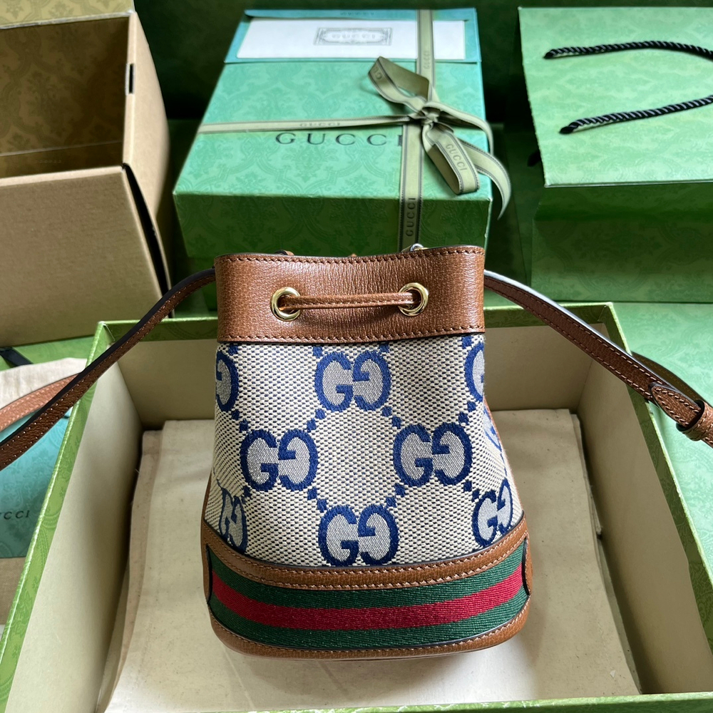 Gucci Ophidia Mini GG Bucket Bag