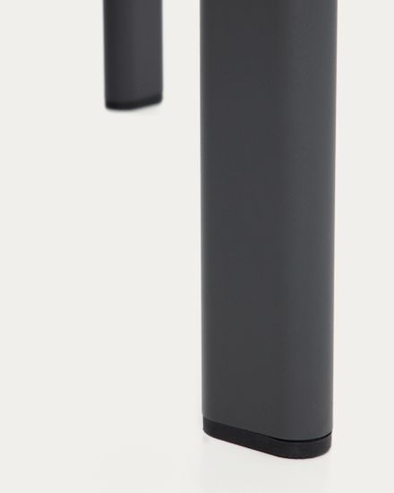 Уличный стол Anafi из спеченного камня и графитового алюминия 180 x 90см