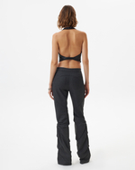 FLARED STRIPPED PANTS