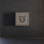 Накладка для розетки с заземлением и защитными шторками, с USB A+A, S70 (капучино)