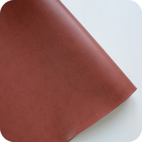 Кожзам переплетный матовый, коричневый