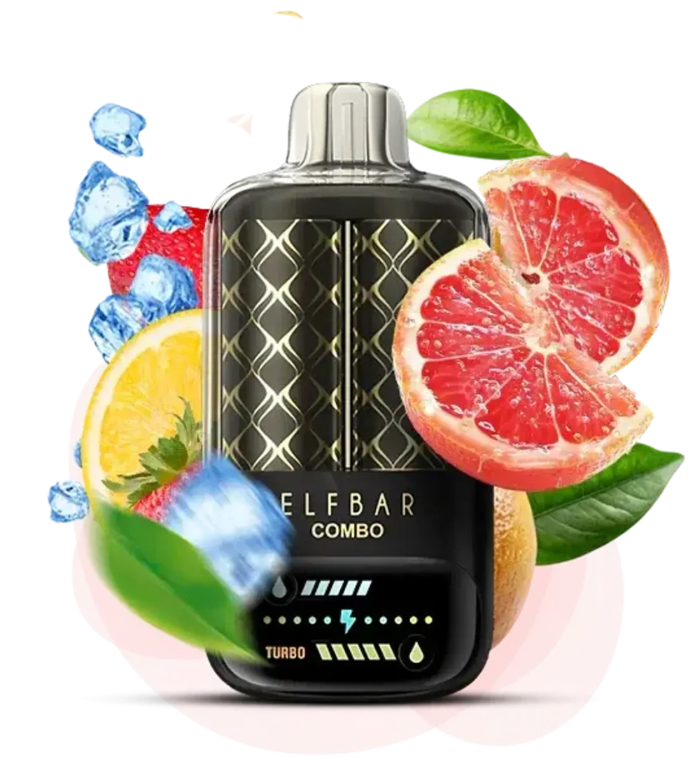 Elf Bar COMBO 25000 - Pink Lemonade Grape Fruit (5% nic)