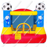 Коммерческий надувной батут "Весёлый футболист"  2.3*2.2*1.9 м