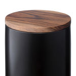 Банка для хранения керамическая, 750 мл, черная