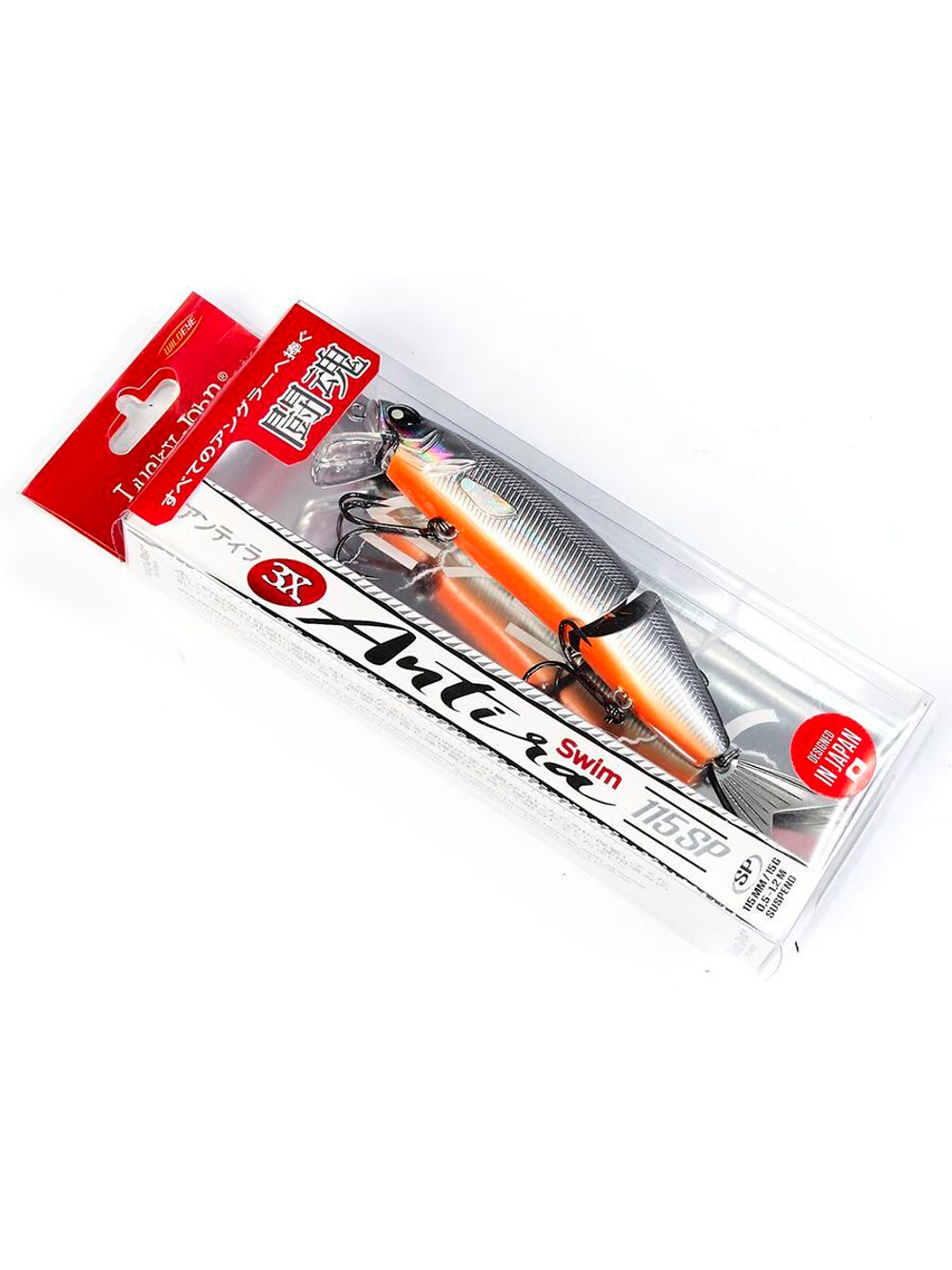 Воблер суспендер Lucky John Pro Series ANTIRA SWIM SP 115 11.50/704