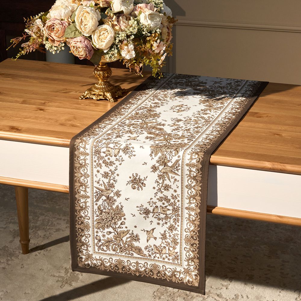 ДОРОЖКА " ROYAL GARDEN" 40Х146СМ ,БЕЛЫЙ ,100% ХЛОПОК ,ТВИЛ С ПРОПИТКОЙ