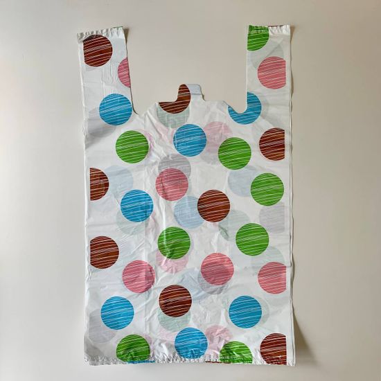 Пакет - майка "Конфетти", полиэтиленовый 40 х 65 см