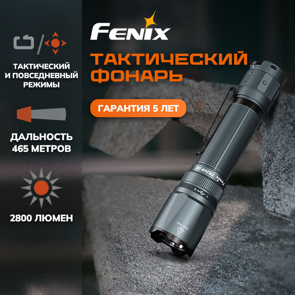 Тактический фонарь Fenix TK20R UE, Зеленый