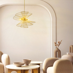 728183 Люстра ZETA 8х40W E14 ЗОЛОТО