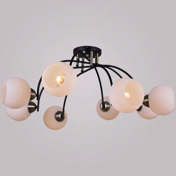 Люстра потолочная ILLUMICO E27 IL0250-8CSQ-79 BK AB