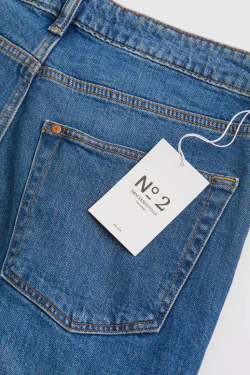 H&M ДЖИНСЫ, ТЕМНЫЙ СИНИЙ