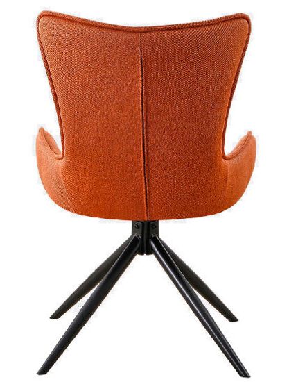 Стул HOUSE. поворотно-возвратный 180гр,, терракотовая рогожка / Черный