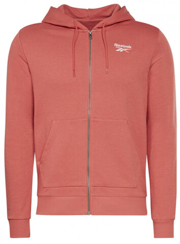 Мужская теннисная кофта Reebok Identity Zip-Up Hoodie M - Розовый