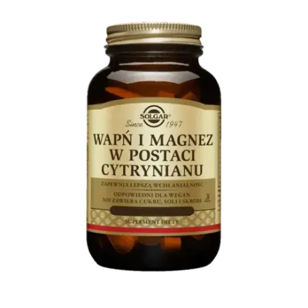 Солгар Цитрат кальция и магния - 100 таблеток