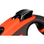 FLEXI рулетка Xtreme M ремень 5 м до 35 кг, черный/оранжевый