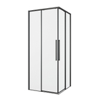 Душевой уголок Black&White Stellar Wind 90х90 12209090GM профиль оружейная сталь/стекло прозрачное