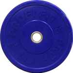 Диск для штанги каучуковый, цветной D51 мм PROFI-FIT 20 кг