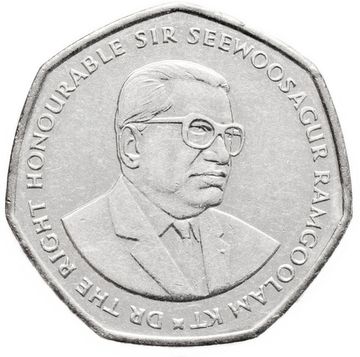 10 рупий 2016 Маврикий