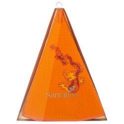 ПОЛОТЕНЦЕ КРУГЛОЕ ВАФЕЛЬНОЕ "ГОД ДРАКОНА",70СМ,ОРАНЖЕВЫЙ