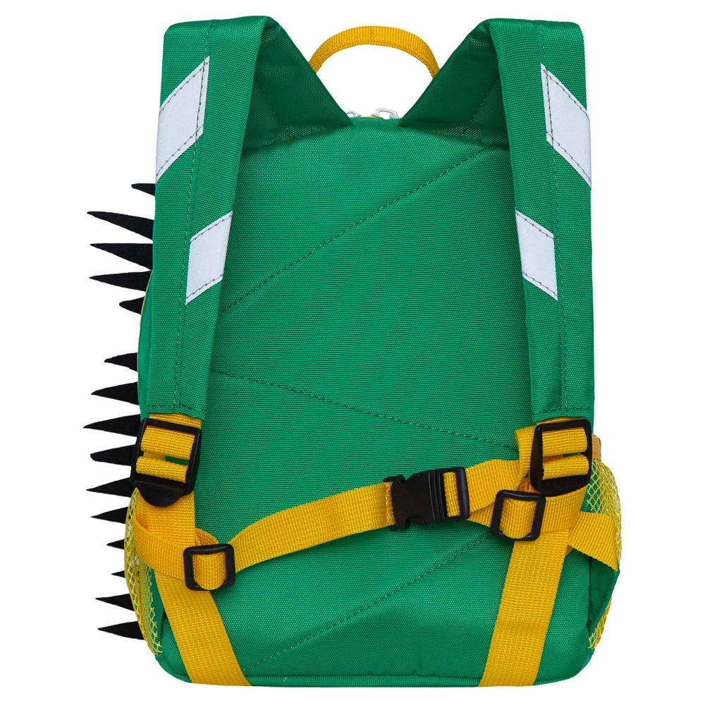 Рюкзак детский Grizzly, 22*28*10см, 1 отделение, 2 кармана, укрепленная спинка, зеленый