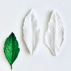 Молд - вайнер силиконовый для лепки листа Георгина