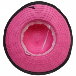 Шляпа женская с широкими полями «TiraMiSu- Бэлла», микс 6 цветов, р58, ширина полей 11 см