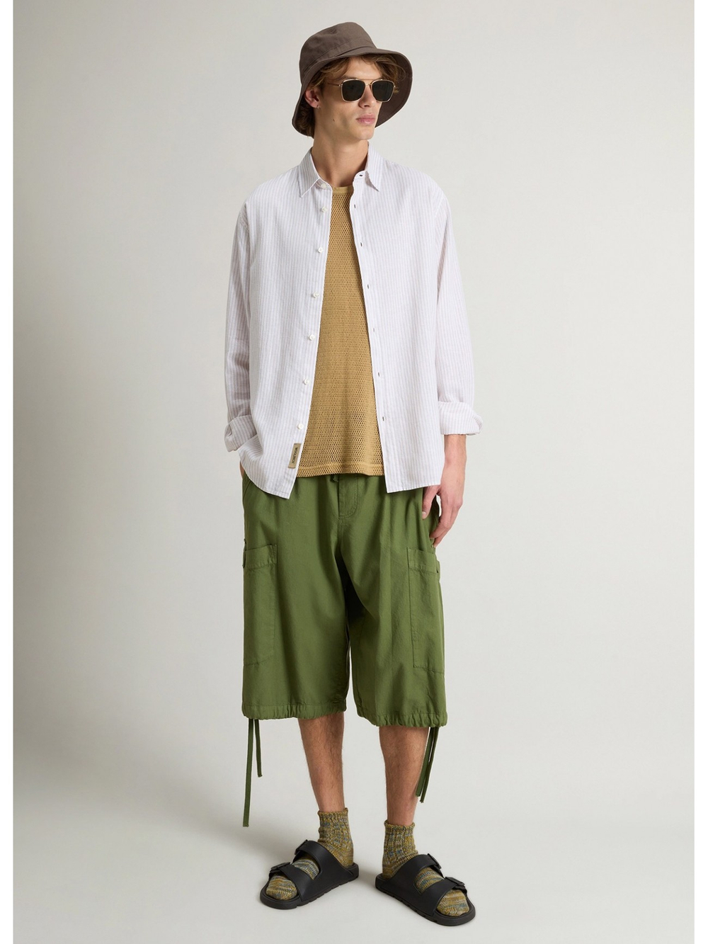 Рубашка мужская Coton Linen Shirt WOOLRICH