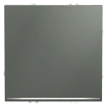 Проходной переключатель встраиваемый VOLTUM S70 одноклавишный с подсветкой 10А, (титан)