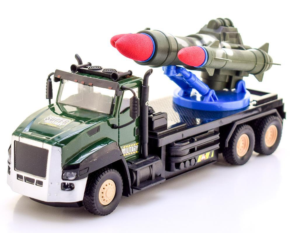 Машинка инерц. с ракетной установкой, в/к 31*9,5*15,5 см.