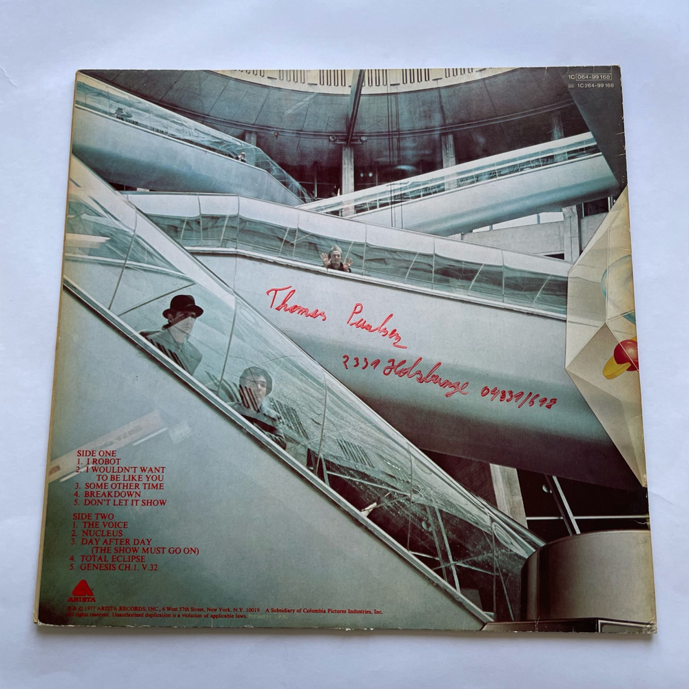 Винтажная виниловая пластинка LP The Alan Parsons Project I Robot (Германия 1977)